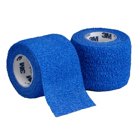 3M  1583B Cohesive Bandage 3M Coban 3 Inch X 5 Yard Self-Adherent Closure Blue NonSterile Standard Compression