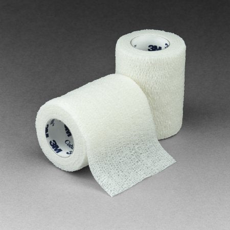 3M  1583W Cohesive Bandage 3M Coban 3 Inch X 5 Yard Self-Adherent Closure White NonSterile Standard Compression