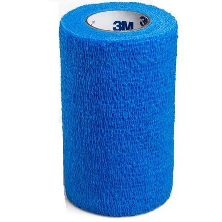 3M  1584B Cohesive Bandage 3M Coban 4 Inch X 5 Yard Self-Adherent Closure Blue NonSterile Standard Compression