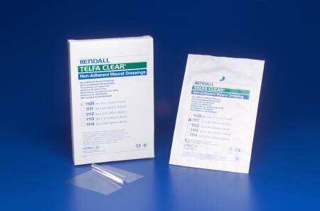 Cardinal  1113 Non-Adherent Dressing Telfa Clear 12 X 12 Inch Sterile Square