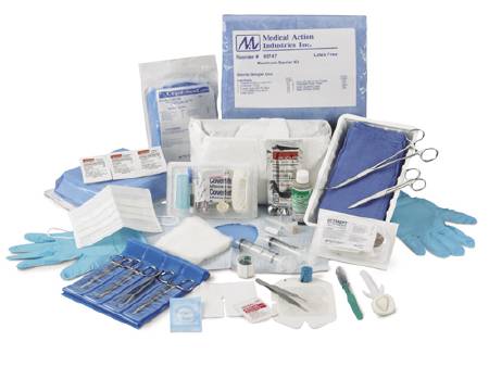 Medical Action Industries  61218 Minor Procedure Tray One Time Sterile