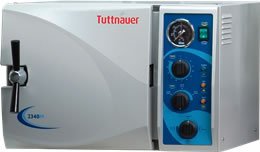 Tuttnauer USA  2340M M Series Manual Sterilizer Steam 9 X 18 Inch Chamber Manual Door