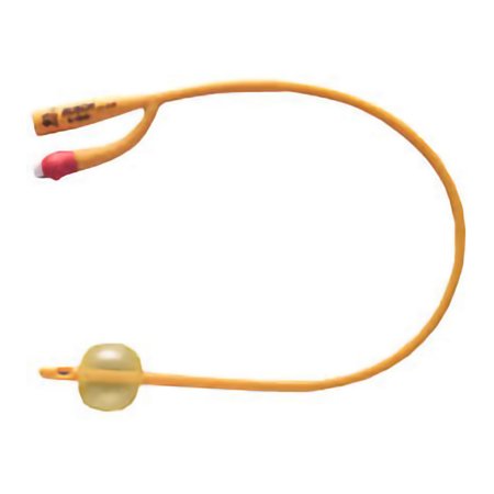 Teleflex LLC  180730140 Foley Catheter Rusch Gold 2-Way Standard Tip 30 cc Balloon 14 Fr. Silicone Coated Latex