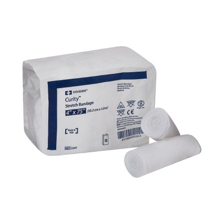 Cardinal  2247 Conforming Bandage Curity 4 X 75 Inch 12 per Pack NonSterile 1-Ply Roll Shape