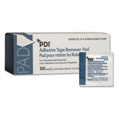 Professional Disposables  B16400 Adhesive Remover PDI Pad 100 per Box