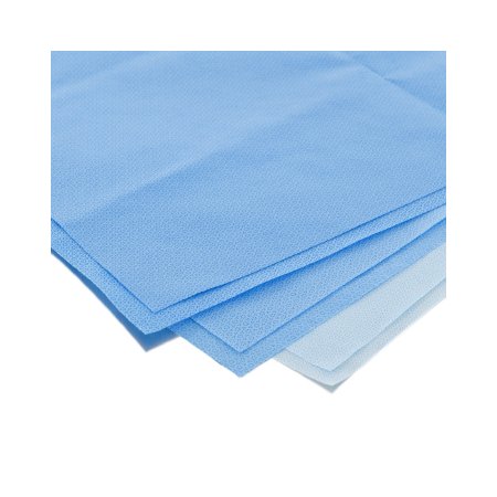 O&M Halyard Inc  68254 HALYARD* H400 Sterilization Wrap Medium Blue 54 X 54 Inch Single Layer SMS Polypropylene Steam / EO Gas