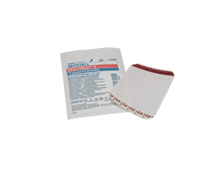 Cardinal  6640 Transparent Film Dressing Kendall 2 X 2-3/4 Inch 2 Tab Delivery Rectangle Sterile