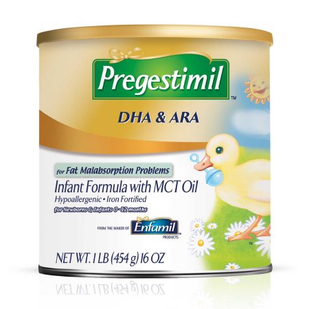 Mead Johnson 036721 Infant Formula Pregestimil 1 lb. Can Powder MCT Oil Fat Malabsorption