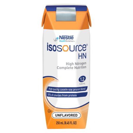 Nestle Healthcare Nutrition 10043900184507 Tube Feeding Formula Isosource HN Unflavored Liquid 250 mL Carton