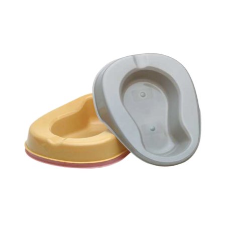 Medegen Medical Products LLC  H111-10 Stackable Bedpan Medegen Dusty Rose 1.75 Quart / 1656 mL