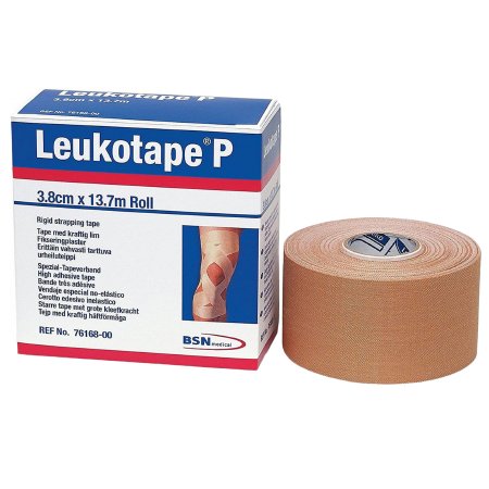 BSN Medical  76168 Orthopedic Corrective Tape Leukotape P Beige 1-1/2 Inch X 15 Yard Zinc Oxide Adhesive NonSterile