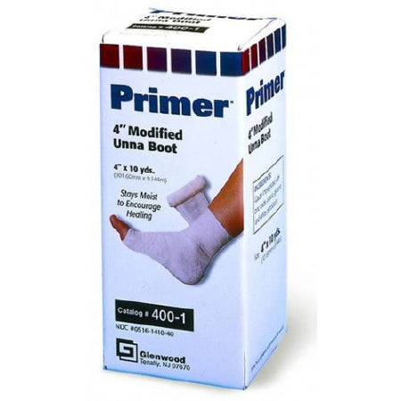 Gentell  GL4001 Unna Boot Primer 4 Inch X 10 Yard Zinc Oxide NonSterile