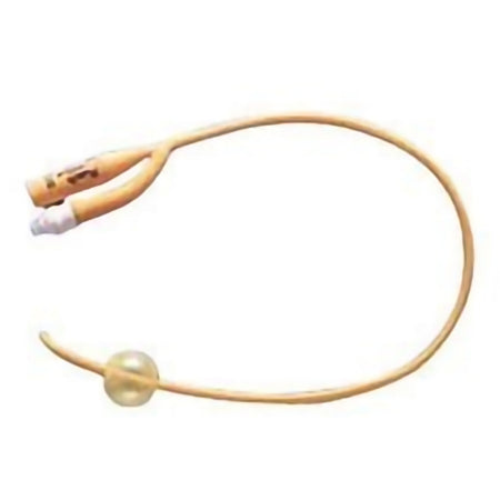 Teleflex LLC  318124 Foley Catheter Rusch PureGold 2-Way Coude Tip 5 cc Balloon 24 Fr. PTFE (Teflon) Coated Latex