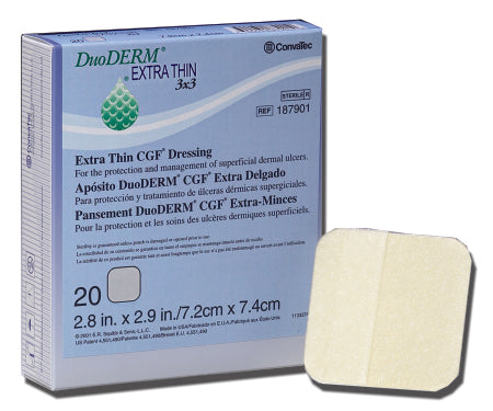 ConvaTec  187961 Thin Hydrocolloid Dressing DuoDERM Extra Thin 2 X 8 Inch Rectangle