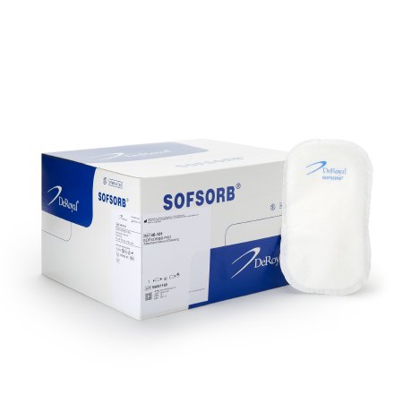 DeRoyal  46-101 Super Absorbent Dressing Sofsorb Standard 4 X 6 Inch Rectangle