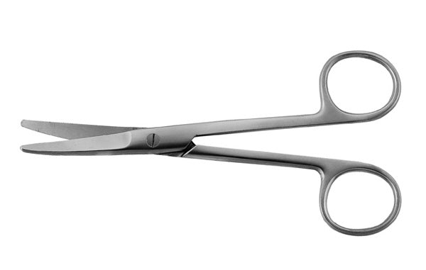 J&J Mayo Scissors Curved 5.5" Ea