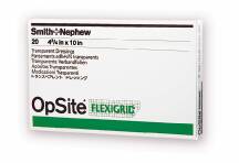 Smith & Nephew  66024632 Transparent Film Dressing OpSite Flexigrid 4-3/4 X 10 Inch 2 Tab Delivery Rectangle Sterile