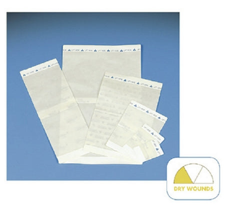 DeRoyal  46-303 Transparent Film Dressing Transeal 4 X 4-3/4 Inch 2 Tab Delivery Rectangle Sterile