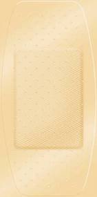 Dukal  1570033 Adhesive Strip American White Cross Stat Strip 2 X 4 Inch Fabric Rectangle Tan Sterile