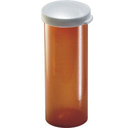 Owens Illinois Inc  09670515500 Prescription Vial Plastainer 13 DRAM Amber