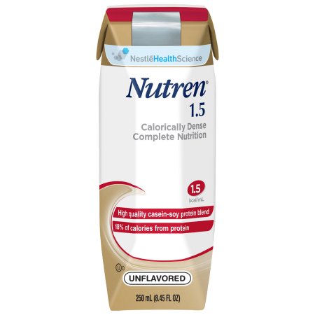 Nestle Healthcare Nutrition 00798716162203 Tube Feeding Formula Nutren 1.5 Unflavored Liquid 250 mL Carton