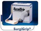 Gentell  GLF10 Elastic Tubular Support Bandage Surgigrip 4 Inch X 11 Yard Large Knee / Thigh Pull On White NonSterile 8 to 12 mmHg