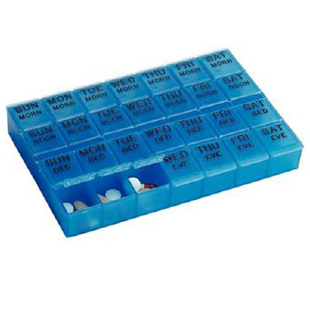 Patterson Medical Supply  345802 Pill Organizer Mediplanner Large 7 Day 4 Dose