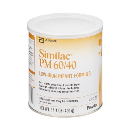 Abbott Nutrition 00850 Infant Formula Similac PM 60 / 40 14.1 oz. Can Powder Low Iron Impaired Renal Function