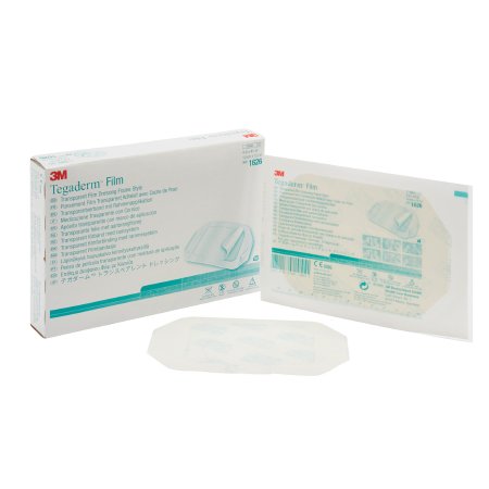 3M  1626 Transparent Film Dressing 3M Tegaderm 4 X 4-3/4 Inch Frame Style Delivery Rectangle Sterile