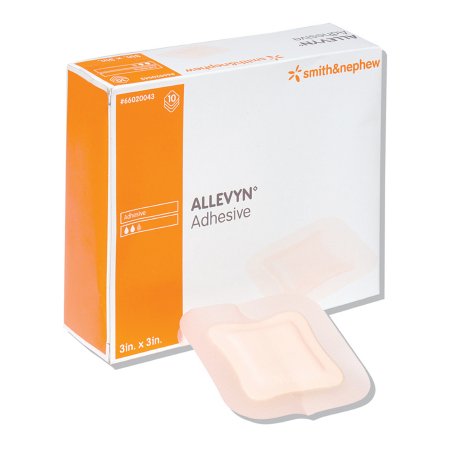 Smith & Nephew  66020045 Foam Dressing Allevyn Adhesive 7 X 7 Inch With Border Film Backing Adhesive Square Sterile