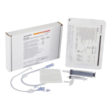 Avanos Medical Sales LLC 0120-14-1.2 Gastrostomy Feeding Tube Kit MIC-Key 14 Fr. 1.2 cm Tube Silicone Sterile