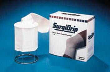 Gentell  GLG10 Elastic Tubular Support Bandage Surgigrip 4-1/2 Inch X 11 Yard Large Thigh Pull On White NonSterile 8 to 12 mmHg