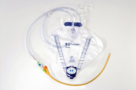 Cardinal  8948 Indwelling Catheter Tray Curity Ultramer 2-Way Foley 18 Fr. 5 cc Balloon Hydrogel Coated Latex