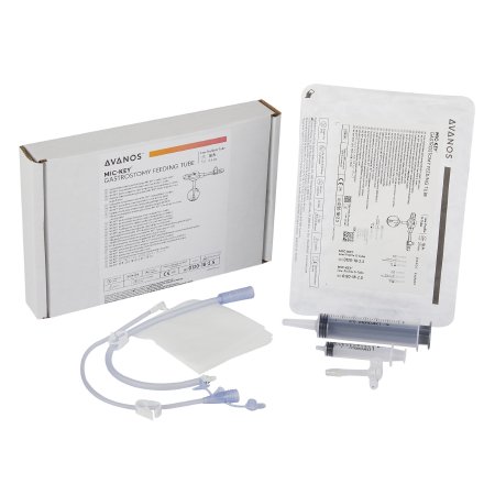 Avanos Medical Sales LLC 0120-18-2.5 Gastrostomy Feeding Tube Kit MIC-Key 18 Fr. 2.5 cm Tube Silicone Sterile