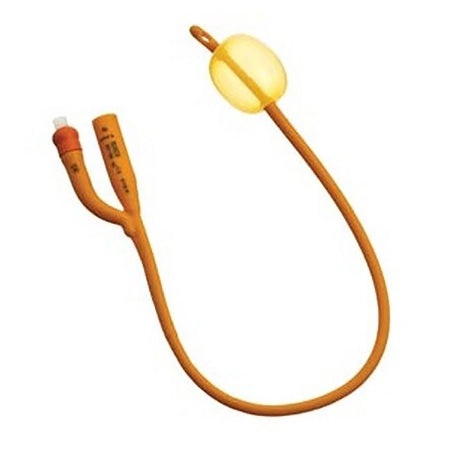 Teleflex LLC  180730120 Foley Catheter Rusch Gold 2-Way Standard Tip 30 cc Balloon 12 Fr. Silicone Coated Latex