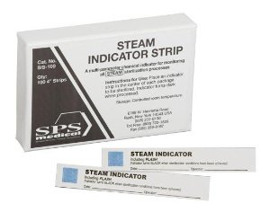 SPS Medical Supply  SIS-100 SPSmedical Sterilization Chemical Indicator Strip Steam 4 Inch