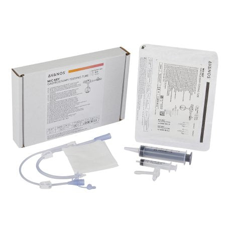 Avanos Medical Sales LLC 0120-18-2.3 Gastrostomy Feeding Tube Kit MIC-Key 18 Fr. 2.3 cm Tube Silicone Sterile