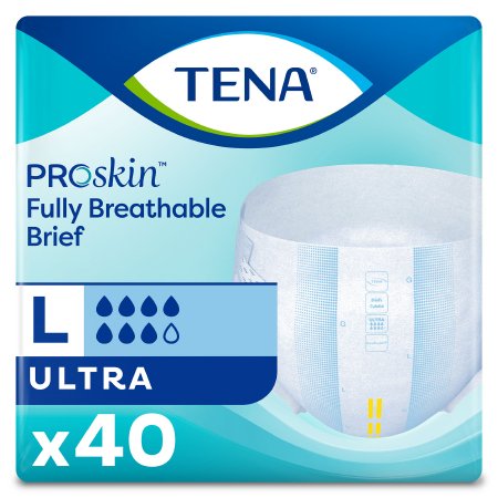 Essity HMS North America Inc 67300 Unisex Adult Incontinence Brief TENA ProSkin Ultra Large Disposable Heavy Absorbency