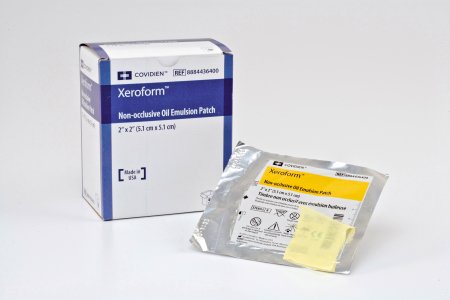 Cardinal  8884436400 Xeroform Petrolatum Impregnated Dressing Xeroform Non-occlusive Rectangle 2 X 2 Inch Sterile