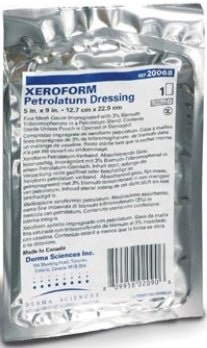 Gentell  DKC77034 Xeroform Petrolatum Impregnated Dressing Xeroform Strip 1 X 8 Inch Sterile