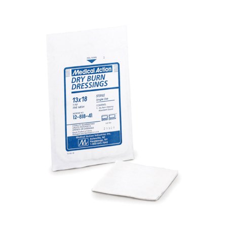 Medical Action Industries  12-818-66 Burn Dressing Medical Action 18 X 18 Inch 4 per Pack Sterile 1-Ply Square