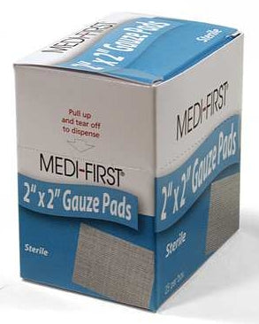 Medique Products  60673 Gauze Sponge Medi-First 2 X 2 Inch 1 per Pack Sterile Square