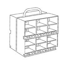 J & J Healthcare Systems  PCR2 Suture Storage Portable Suture Storage Rack