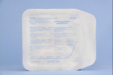 J & J Healthcare Systems  PHSM Inguinal Hernia Repair Mesh Device Prolene Hernia System Nonabsorbable Polypropylene Monofilament 3 Inch Diameter Medium Style Undyed Sterile