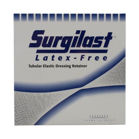 Gentell  GLLF2504 Elastic Net Retainer Dressing Surgilast Tubular Elastic 25 Yard Size 4 White Large Arm / Hand / Foot NonSterile