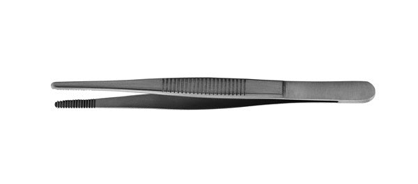 J&J Dressing Forceps Serrated 3.5" Ea