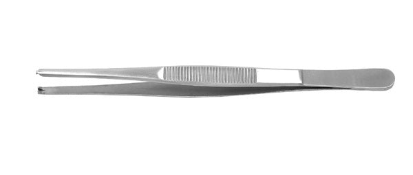 J&J Tissue Forceps 1x2 Teeth 6" Ea