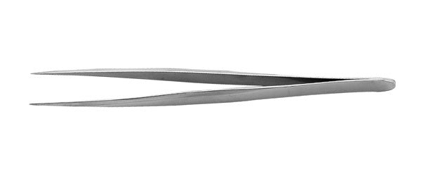 J&J Jewelers Forceps #3C Straight 4.25" Ea