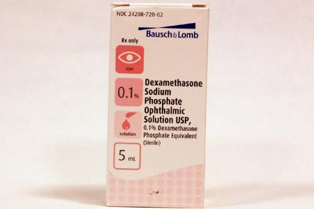 Bausch & Lomb  24208072002 Dexamethasone Sodium Phosphate 1% Drops Bottle 5 mL