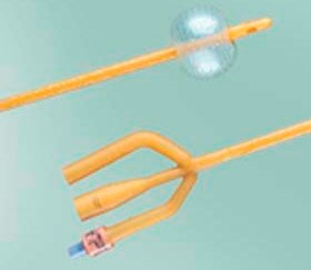 Bard  0119SI22 Foley Catheter Bardex I.C. 3-Way Standard Tip 5 cc Balloon 22 Fr. Latex